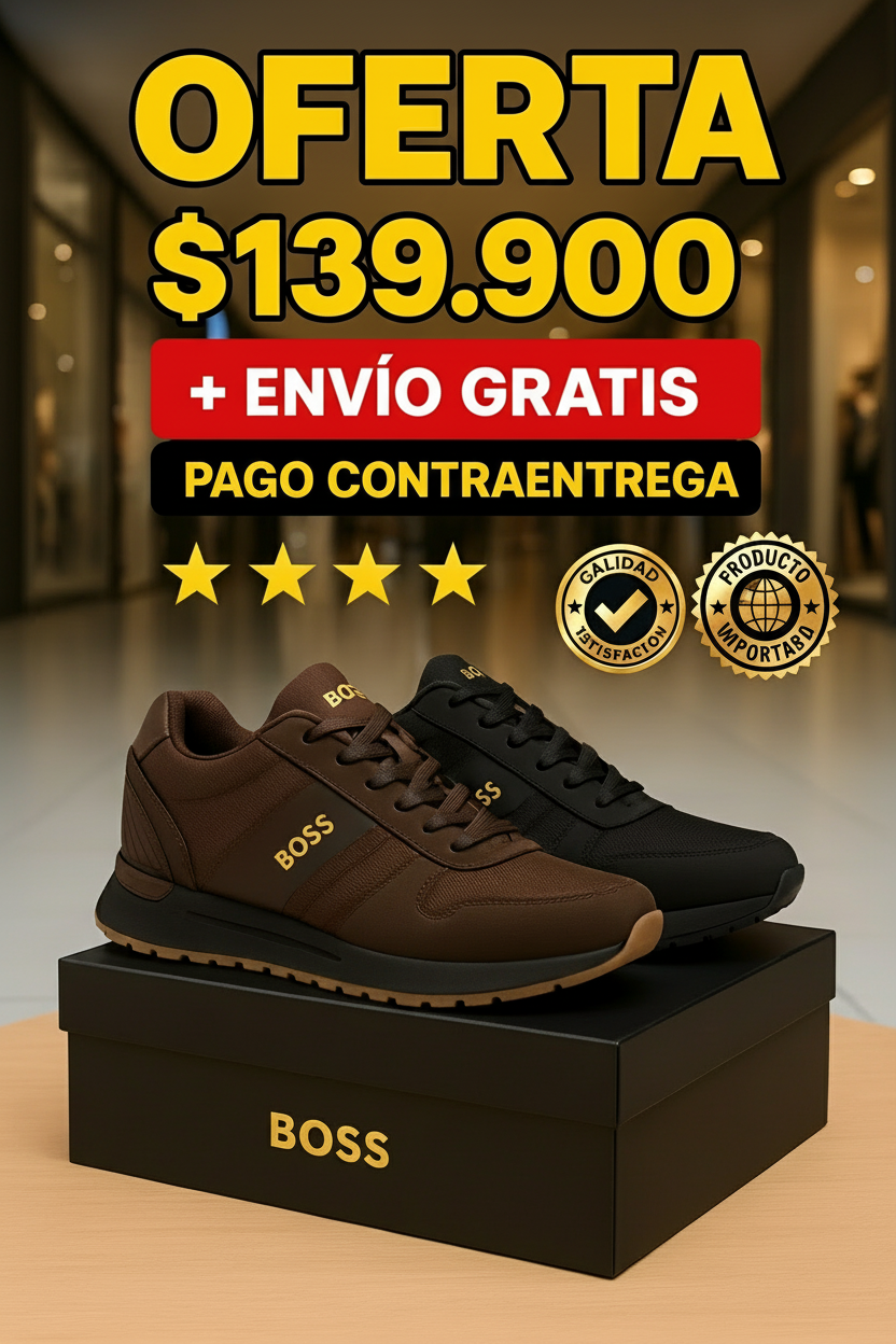 OFERTA RELAMPAGO BOSS CASUAL REF 7729